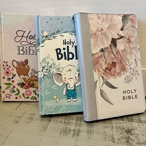 Set of Illustrated Holy Bibles